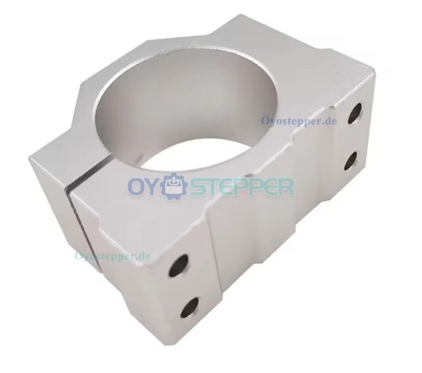 CNC Spindelhalter aus Aluminium &Oslash;65/80/100/125mm f&uuml;r Motorspindeln